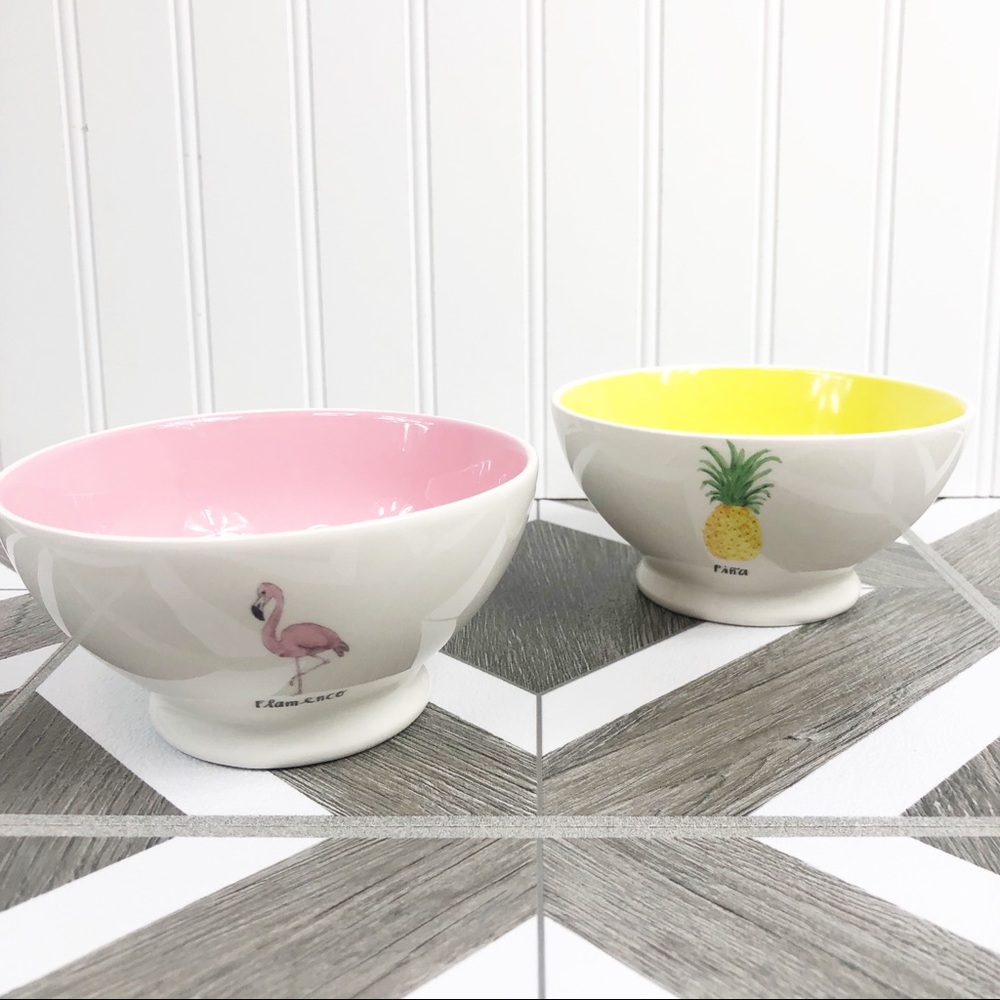 Rae Dunn Pina & Flamenco Bowl Bundle